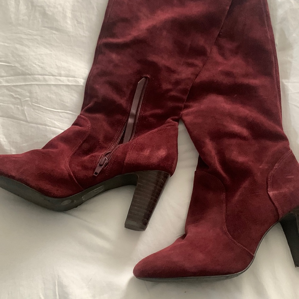 Sole Society burgundy boots